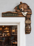 "The Sleepy Bear" Door Frame Corner Decor