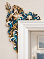 Ocean King Poseidon Art Door Corner Decor