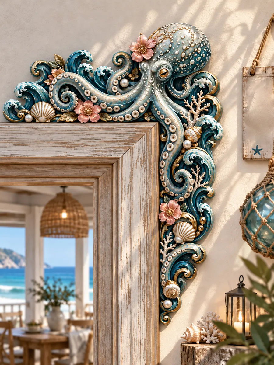 Ocean Octopus Door Corner Decor
