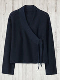 Vintage Japanese Style V Neck Cozy Kimono Cardigan