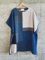 Women's Casual Cotton And Linen Patchwork T-shirt