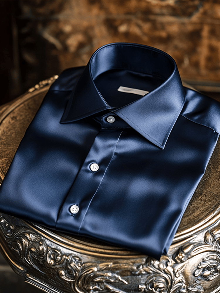 Men's Silk Classic Long Sleeve Shirt