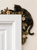Cute Cat Door Frame Corner Decor