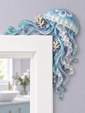 Enchanted Jellyfish & Coral Door Frame Corner Ornament