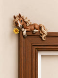 Funny Horse Door Frame Wall Decoration