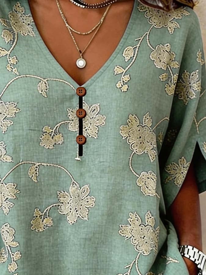 Women'S Casual Printed Shirt