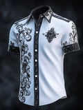 Men's Retro Gothic Dark Shirt
