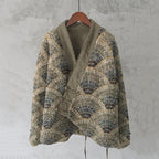 Japanese Style Uchiwa Inspired Design Kimono