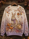 Women's Autumn Animal Print Sweatshirt