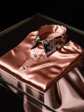 Men's Satin Long Sleeve Shirt