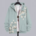 Men's Japanese Magnolia Art Comfy Pocket Hoodie
