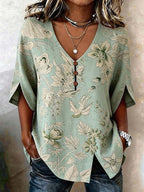 Women'S Casual Printed Top
