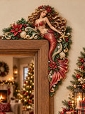 Christmas Fairy & Deer Wooden Door Frame Decor