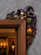 Halloween Skeleton Art Door Corner Decor