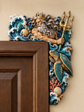 Ocean King Poseidon Art Door Corner Decor