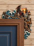 Pirate Captain & Lighthouse Door Frame Corner Decor