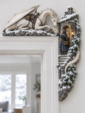 Enchanted Winter Dragon & Messenger Corner Door Frame Decor