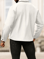Men's Striped Business Casual Shirt