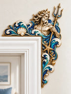 Ocean King Poseidon Art Door Corner Decor