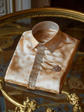 Men's Satin Long Sleeve Shirt