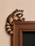 Woodland Raccoon & Berries Door Frame Corner Decor