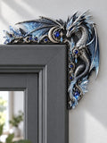 Ice Crystal Moon Dragon Door Frame Corner Ornament