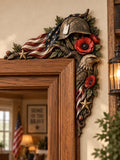US Honor & Service Wooden Door Frame Decor
