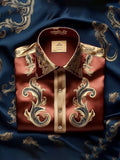 Men's Light Striped Print Shirt