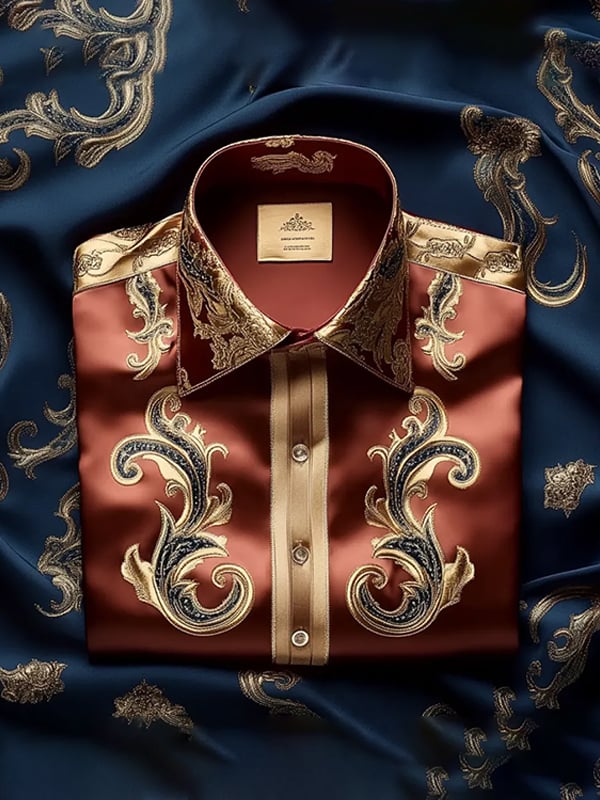 Men's Light Striped Print Shirt