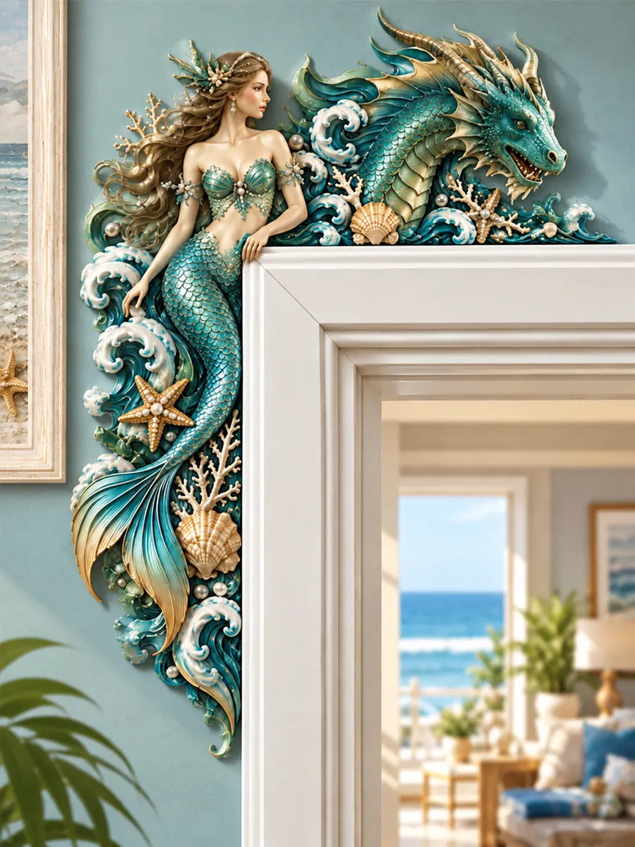 Mermaid & Sea Dragon Door Frame Decor