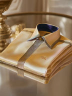 Men's Silk Business Luxury Long Sleeve Shirt