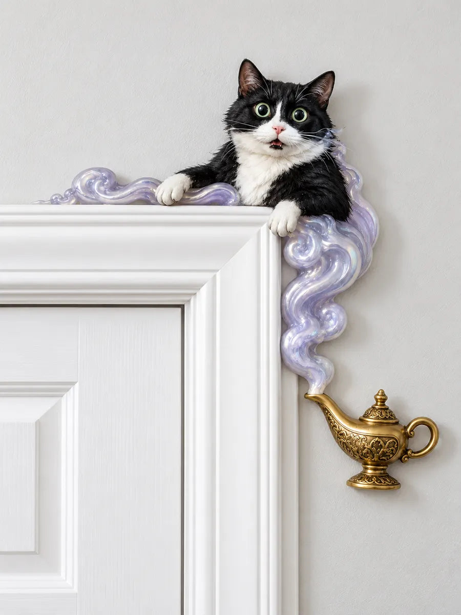 ✨Whimsical Magic Genie Cat Door Frame Decor