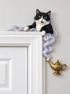 ✨Whimsical Magic Genie Cat Door Frame Decor