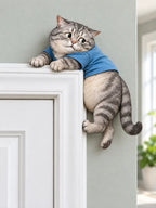 🐾Adorable Peeping Cat Door Frame Decor