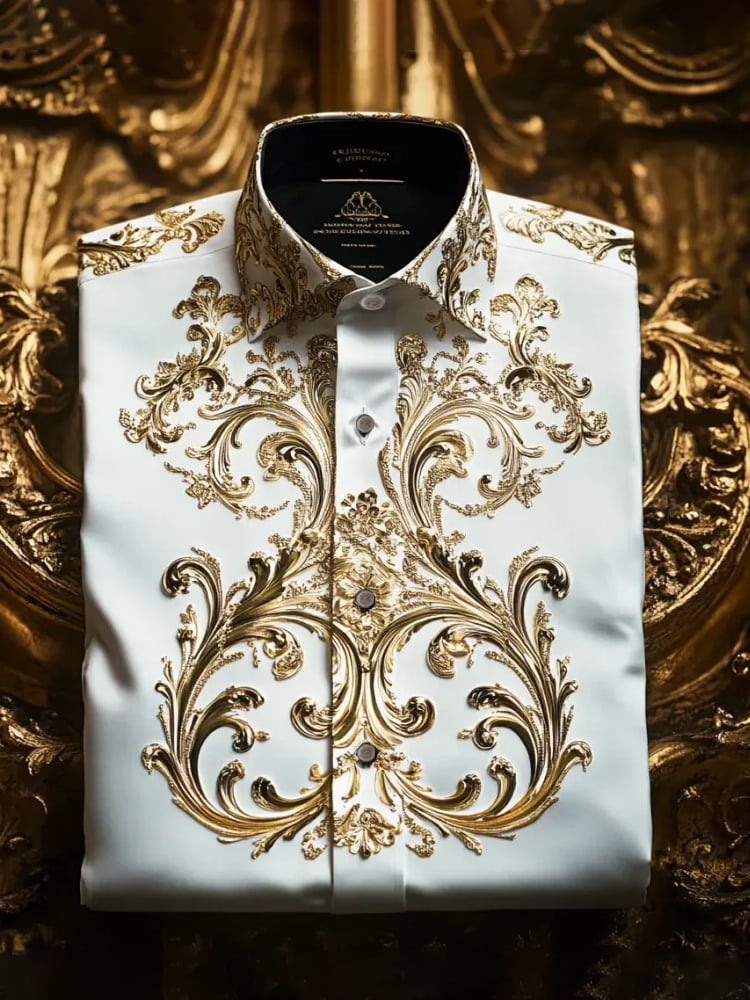 Men's Silk Long Sleeve Shirt