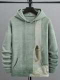 Men's Upstream Carp Japanese Art Cozy Hoodie