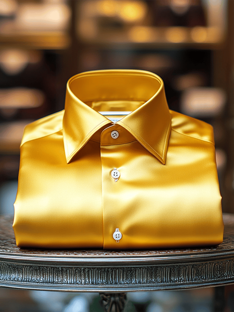 Men's Silk Classic Long Sleeve Shirt