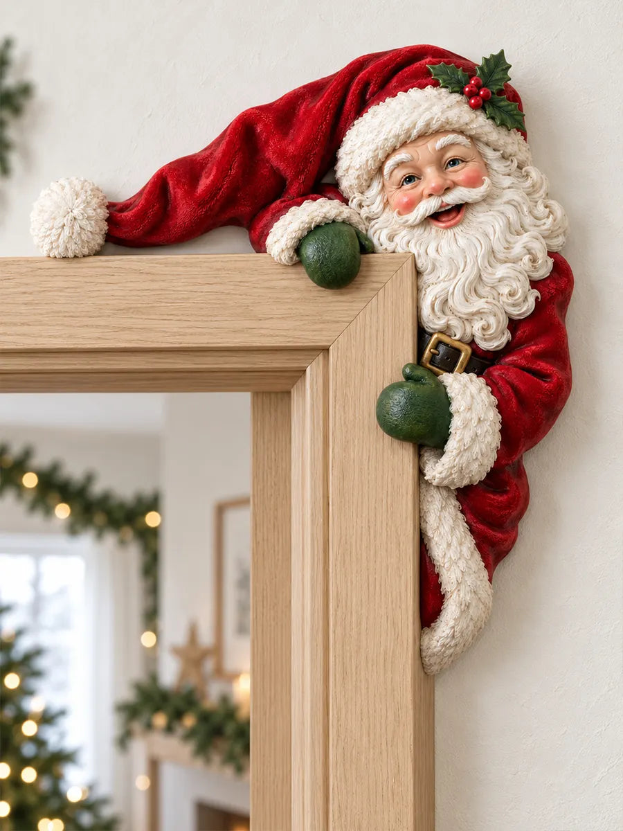 🎄Festive Christmas Santa Claus Door Corner Decoration
