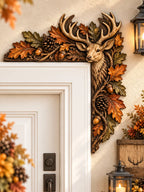 🦌 Rustic Deer Hunting Door Corner Decor