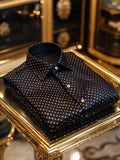 Men's Silk Luxury Business Long Sleeve Shirt