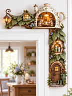 ✨Enchanted Hedgehog Teapot Door Corner Decor