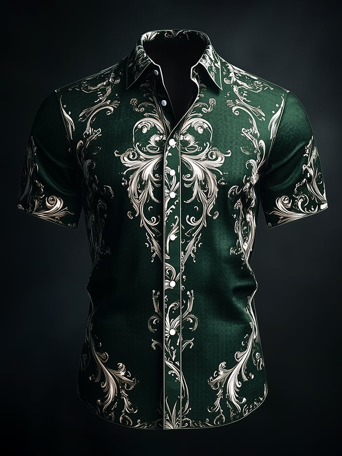 Men's Retro Gothic Dark Shirt