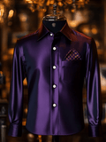 Men's Solid Color Long Sleeve Shirt