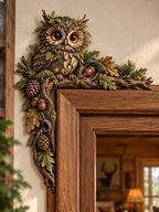 Woodland Owl Hunting Door Corner Decor