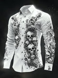 Men's Retro Gothic Dark Shirt