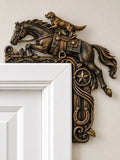 Horse & Dog Door Frame Corner Decor