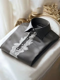 Men's Silk Long Sleeve Shirt