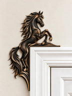 Horse Art Door Frame Corner Decor