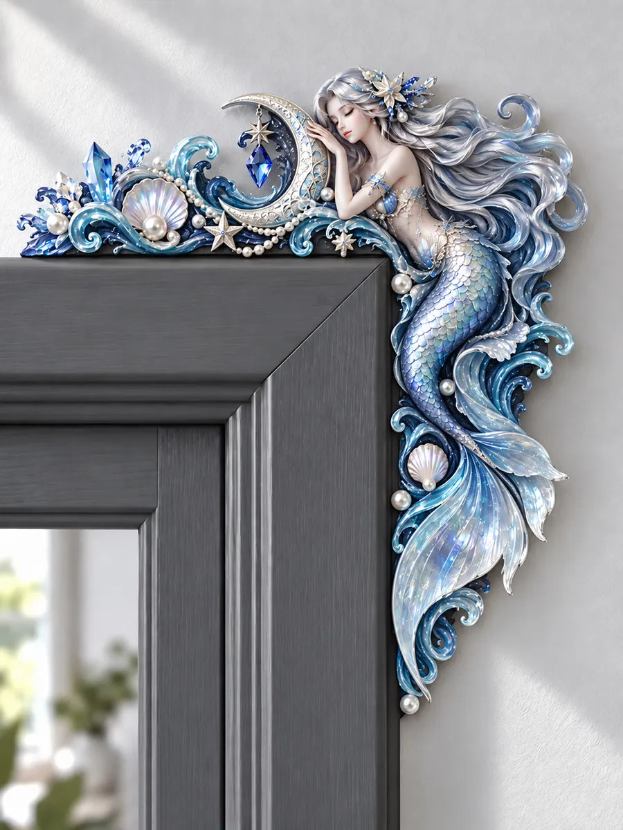 🧜‍♀️ Moonlit Mermaid Door Frame Topper