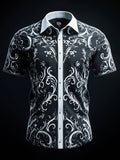 Men's Retro Gothic Dark Shirt